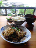 男木島でのランチ
