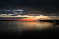 サロマ湖夜明け前