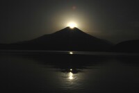 ダイヤモンド富士　山中湖