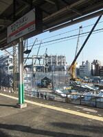 東京スカイツリー基礎部分工事風景