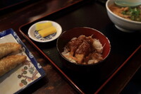 洋風カツ丼とラーメンセット