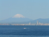 海ほたるからの富士山