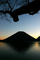 早朝の榛名湖