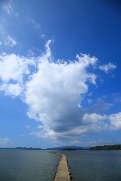 夏の雲on大村湾