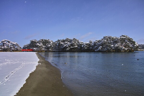 松島冬景色