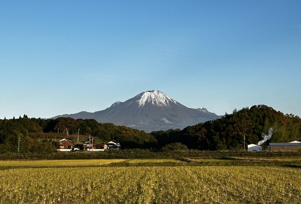 大山ー雪化粧