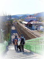 坂のある風景～八高線・明覚駅～