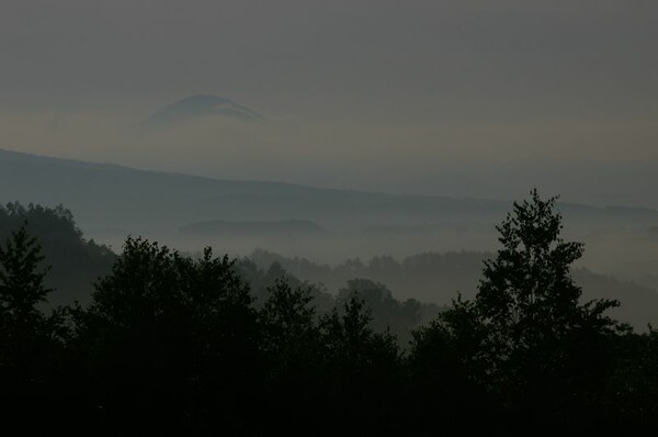 ニセコの朝霧