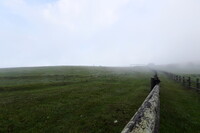 高ボッチ牧場の霧の朝