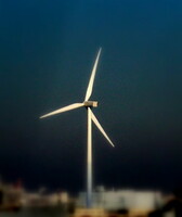 横浜港の風車