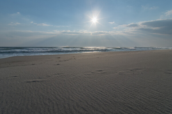 【広がる】砂浜と海