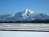 雪の会津磐梯山