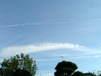飛行機雲その2