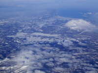 空から見た駒ケ岳
