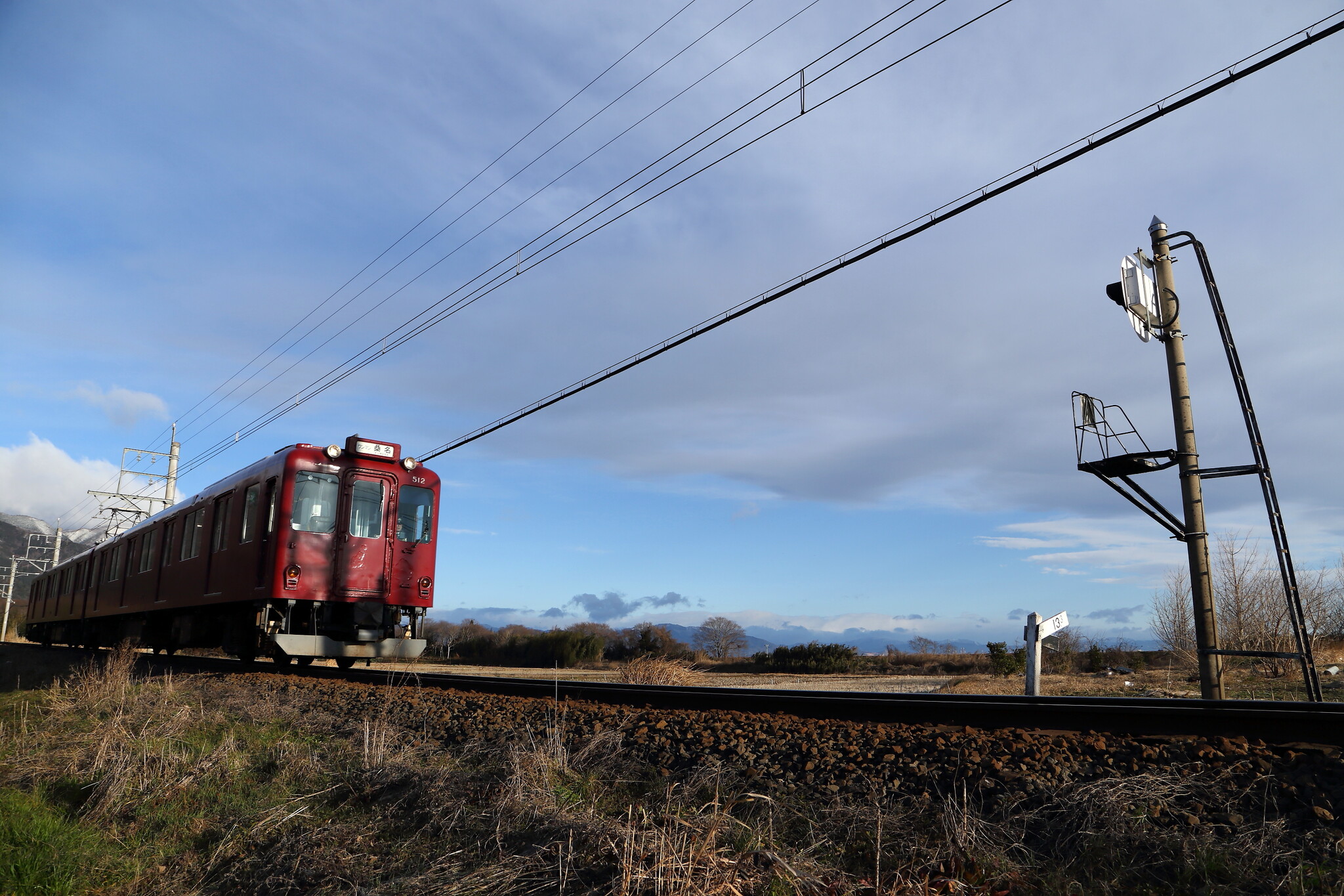 朝の近畿鉄道養老線