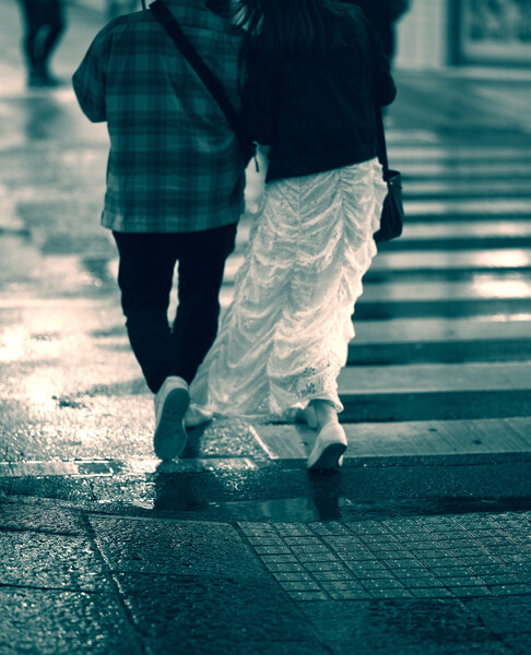 街の雨２