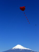 富士山と空飛ぶLOVE！