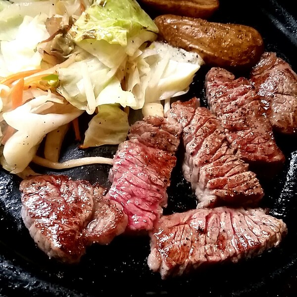 【命】Dice steak set meal