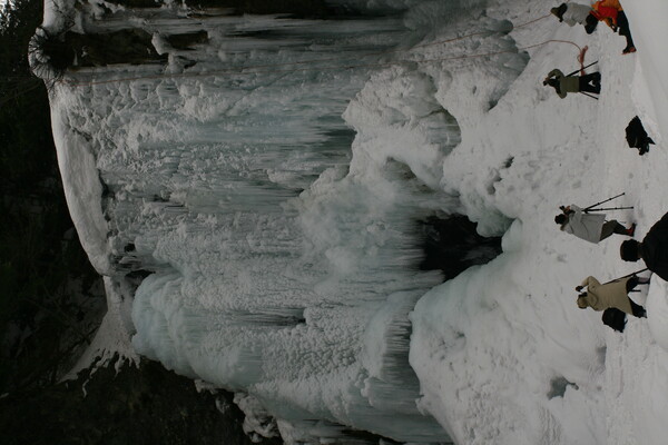 氷瀑を撮る