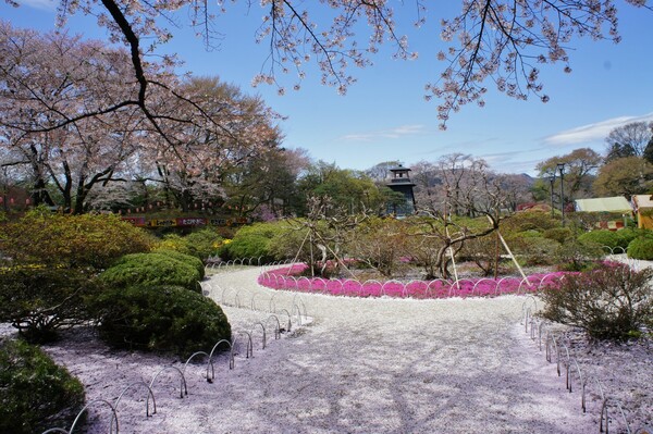 雪景色の沼田城