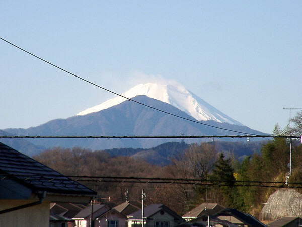 ◆我が家からの元日の富士