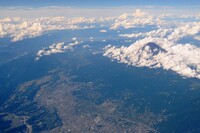 雲間　の　富士