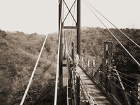 （道）吊り橋の道