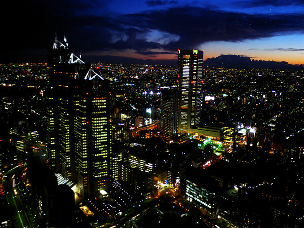 都庁展望台からの夜景
