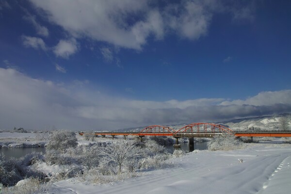 冬の河北橋