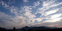朝焼け雲（パノラマ）