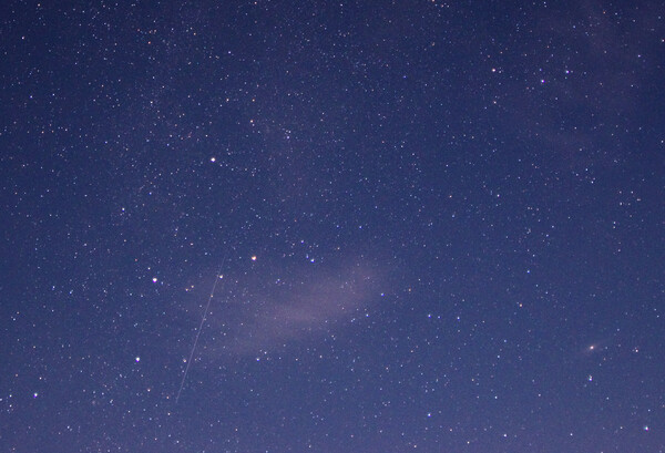 カシオペア・流星・アンドロメダ星雲