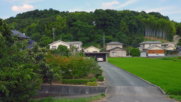 里山の見える風景