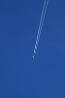 【動感】飛行機雲