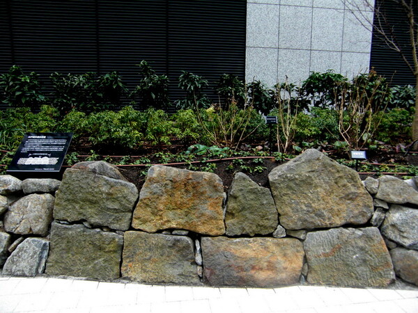 江戸城の石垣のイメージ