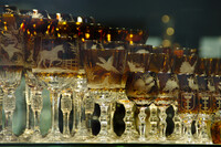 Crystal liqueur-glasses