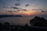 日本海の夕焼け-3。