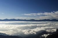 【広がり】雲海と南アルプス（おまけに富士山）