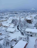 吹雪あとの景色