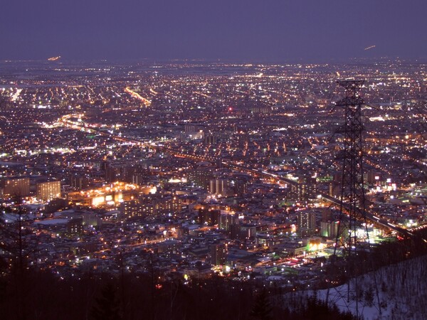 札幌の冬夜景３