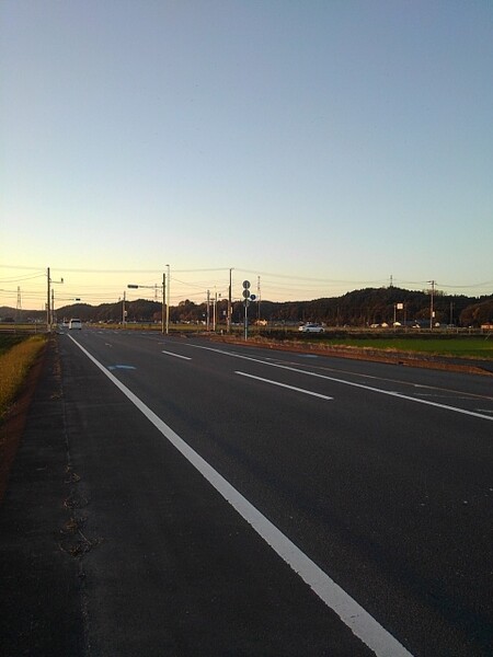 静かな交差点