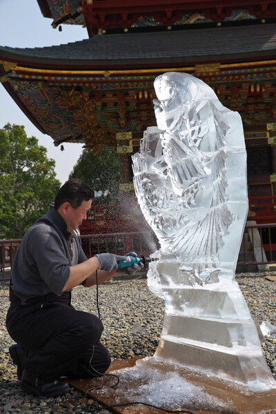 氷の彫刻展