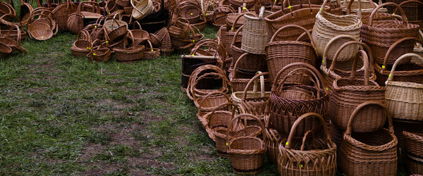 Baskets from the willow.