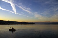 旅先にて：チューリヒ湖の夜明け