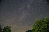 西に傾く夏の大三角