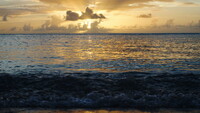 グアム島の夕日