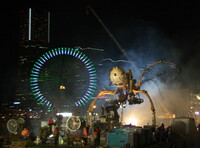 La Machine Giant spider captivates Yokohama