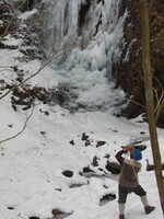 伊豆天城　芭蕉の滝　氷瀑
