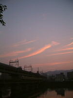 夕焼け雲とローカル線（その２）