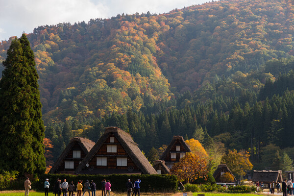晩秋の白川郷Ⅰ