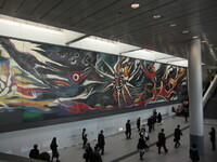渋谷駅の巨大絵画